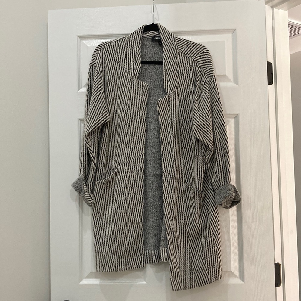 Express Long open cardigan